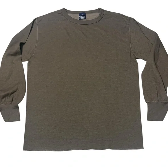 Vtg Duofold Base Layer Set XL Top Pants Wool Blend Thermax USA Army Green Men - Picture 2 of 9